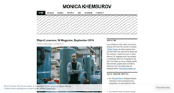 Desktop Screenshot of monicakhemsurov.com